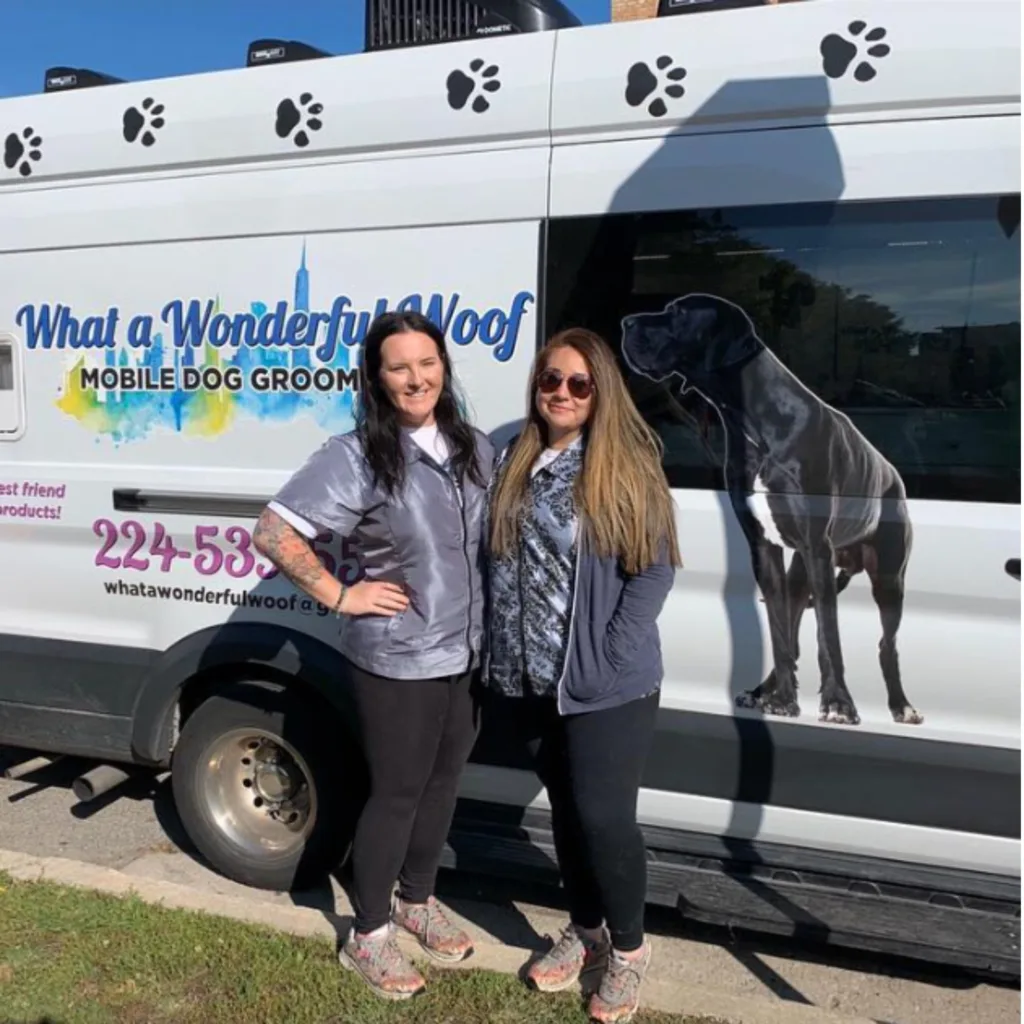 Shannon and Monica from What a Wonderful Woof Dog Grooming, Dog Grooming, Mobile Dog Grooming